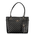 Guess Jeans Schwarze Damen-Handtasche aus Polyurethan