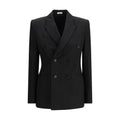 Alexander McQueen Schwarzer Wollblazer