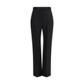 Alexander McQueen Schwarze Baumwoll-Röhrenhose