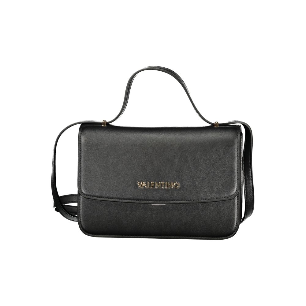 Mario Valentino Schultertasche aus schwarzem Polyurethan für Damen