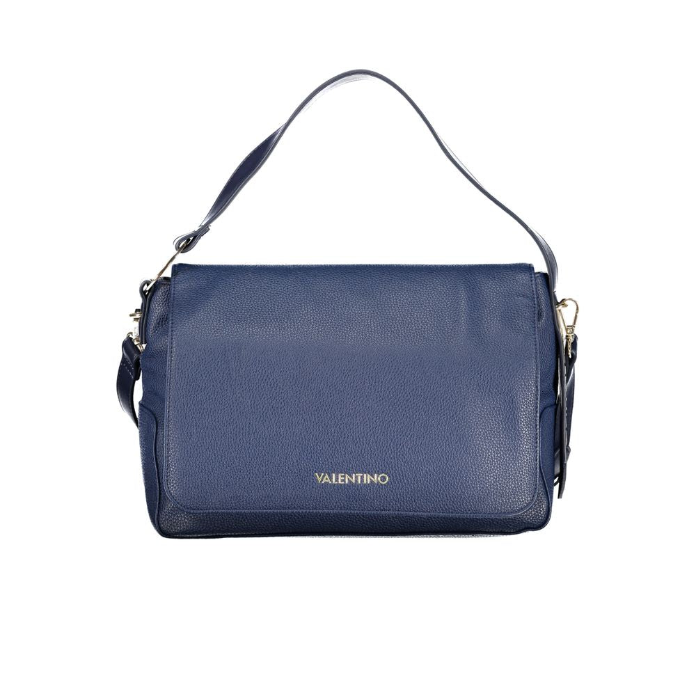 Mario Valentino Blaue Schultertasche aus Polyurethan für Damen