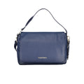 Mario Valentino Blaue Schultertasche aus Polyurethan für Damen