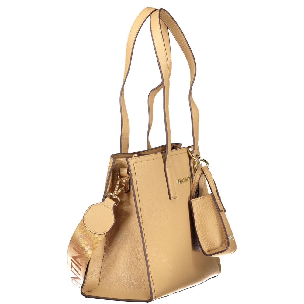 Mario Valentino Damen-Handtasche aus beigem Polyurethan
