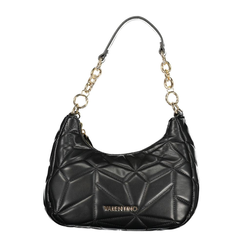 Mario Valentino Schwarze Damen-Handtasche aus Polyurethan