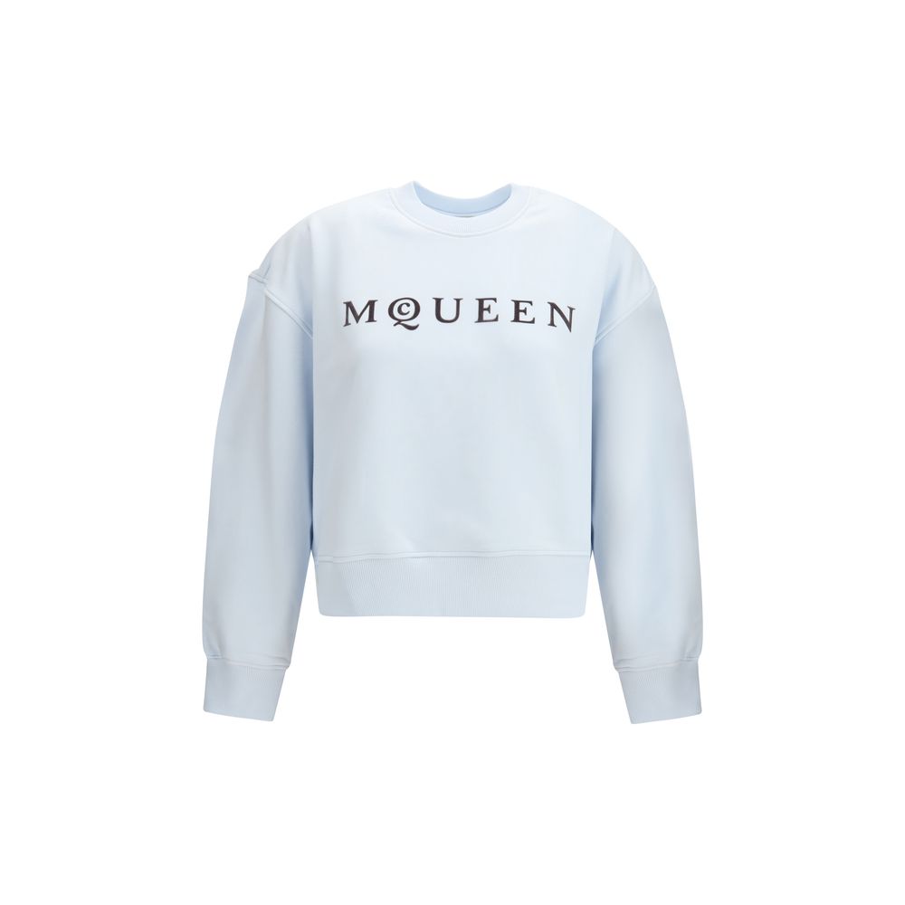 Alexander McQueen Blauer Baumwoll-Sweatshirt
