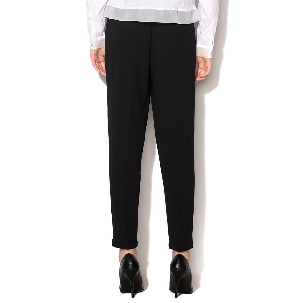 Gas Schwarze Freizeithose aus Polyester