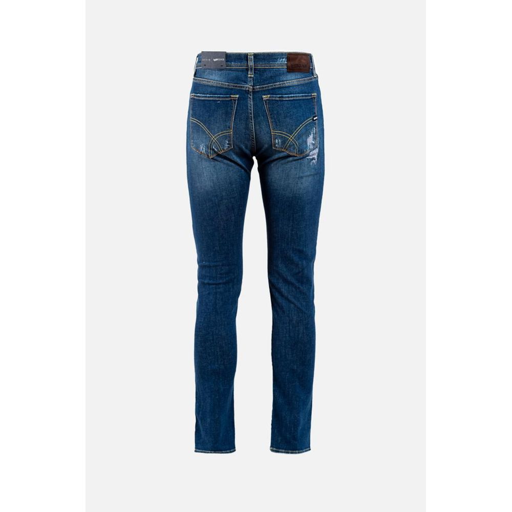 Gas Blaue Baumwolljeans Denim