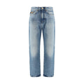 Versace Blaue Baumwolljeans Denim