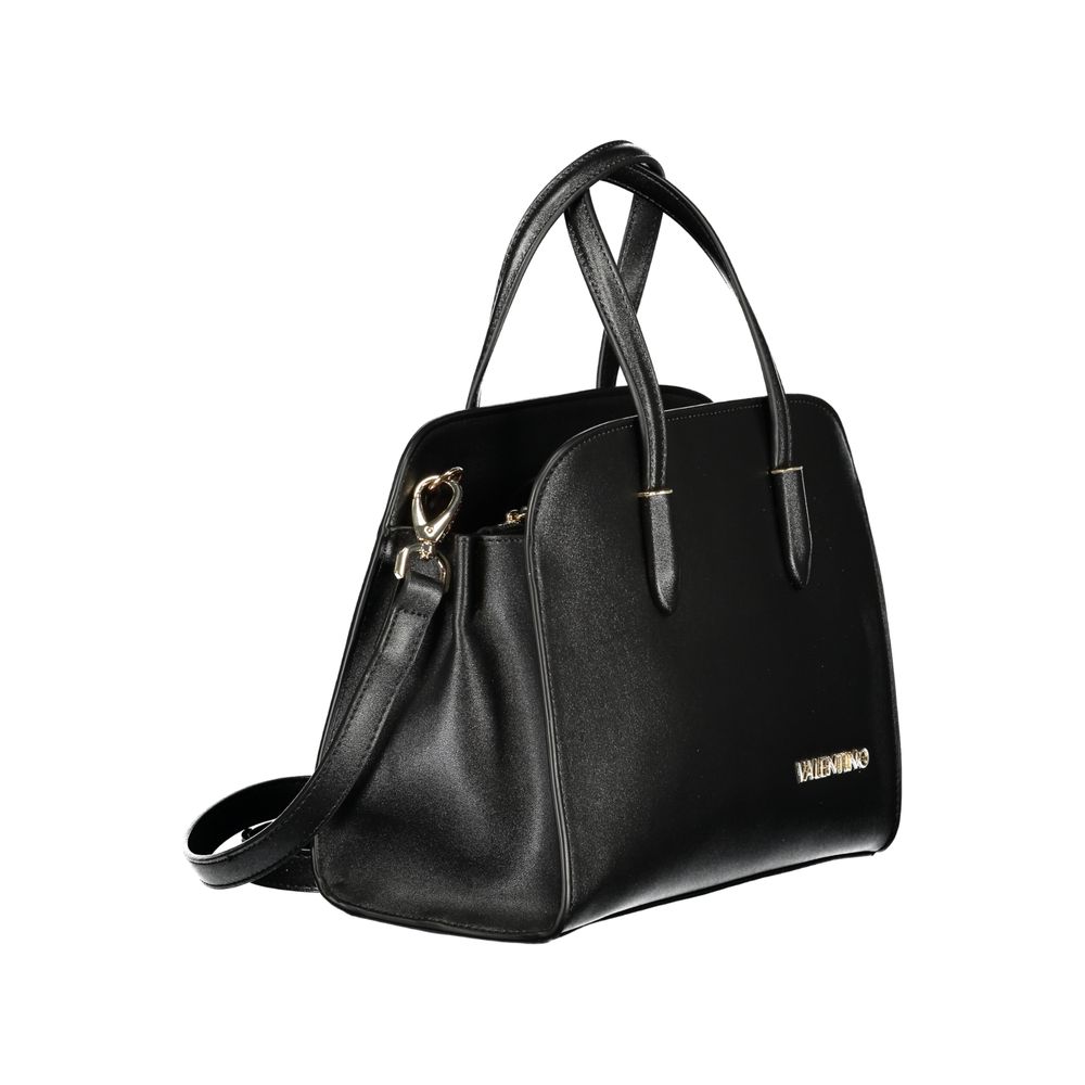 Mario Valentino Schwarze Damen-Handtasche aus Polyurethan