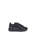 Alexander McQueen Schwarze Bos Taurus Plateau-Sneaker aus Kalbsleder