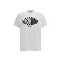 Moschino Weißes Baumwoll-T-Shirt