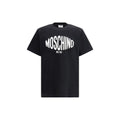 Moschino Schwarzes Baumwoll-T-Shirt