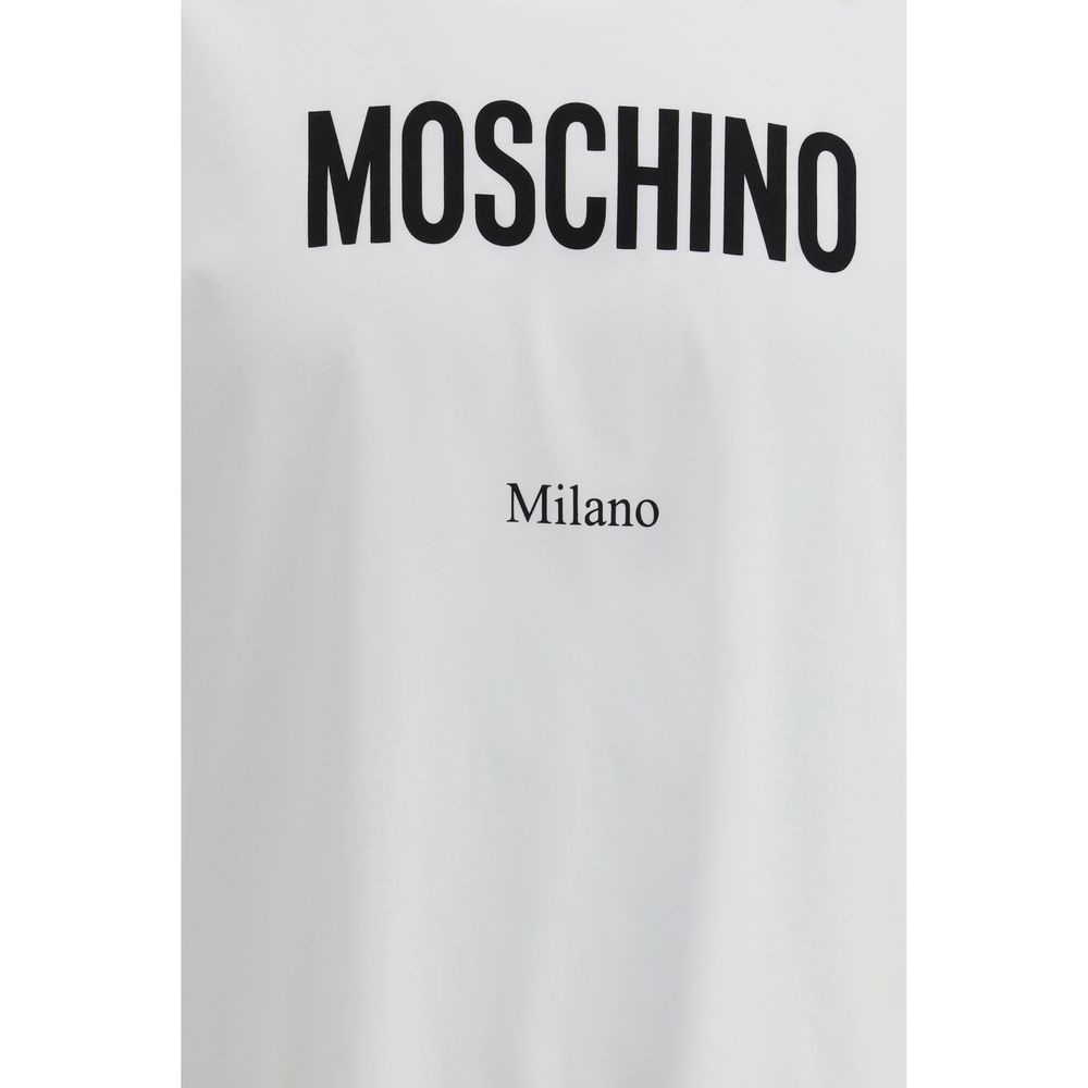 Moschino Weiße Baumwoll-Sportbekleidung