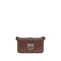 PINKO Braune Leder Schultertasche