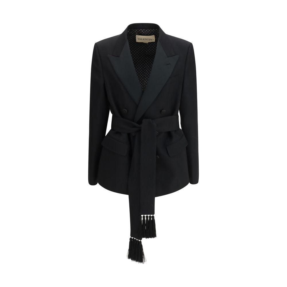 Valentino Schwarzer Oves Aries Wollblazer