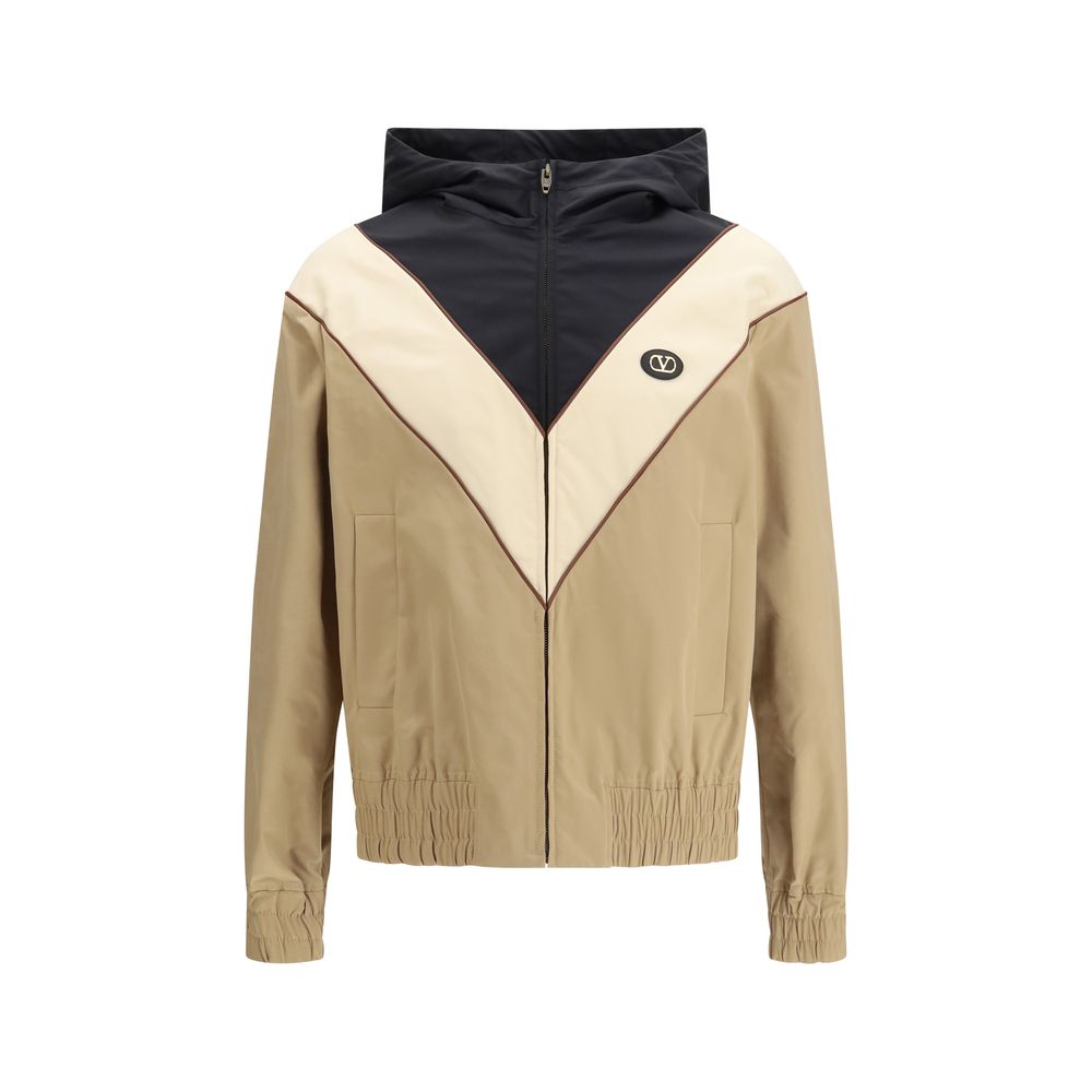 Valentino Mehrfarbige Shell-Jacke aus Polyester