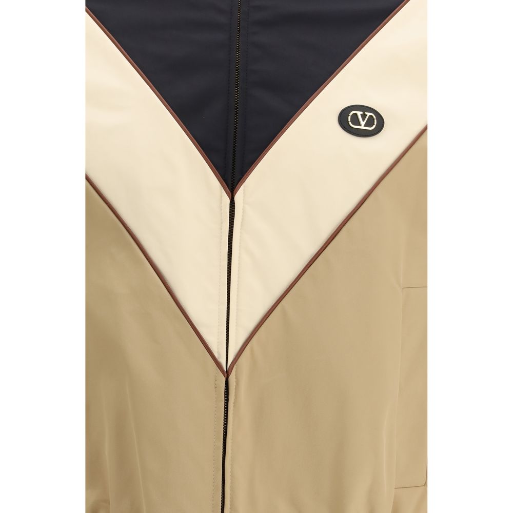 Valentino Mehrfarbige Shell-Jacke aus Polyester