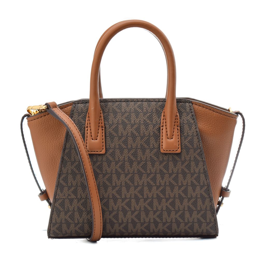Michael Kors Braune Canvas Handtasche