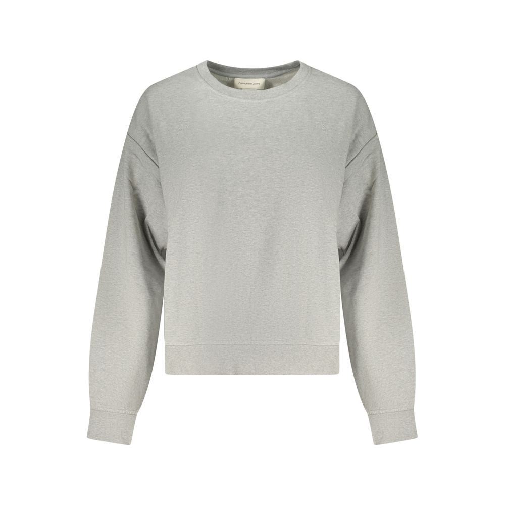 Calvin Klein Grigio Baumwoll-Sweatshirt für Damen