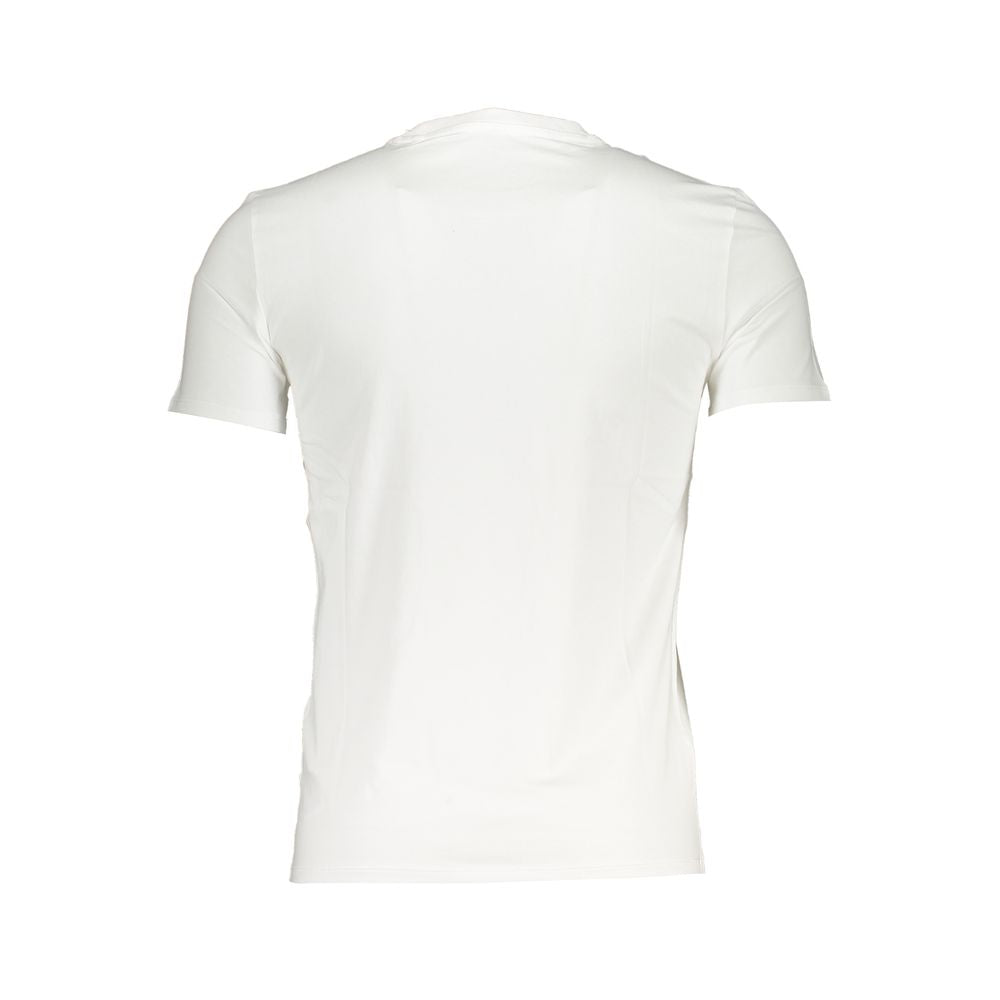 Guess Jeans Weißes Bio-Baumwoll-T-Shirt für Herren