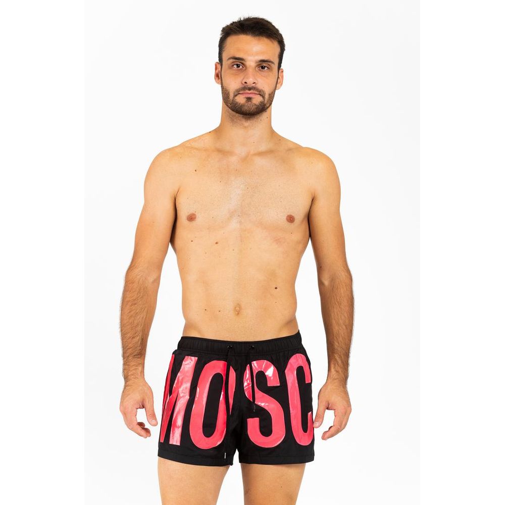 Moschino Bade-Shorts aus Fuchsia-Polyester