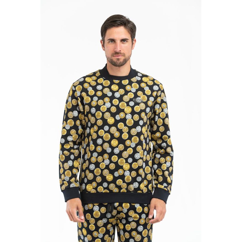 Moschino Schwarzer Baumwoll-Sweatshirt