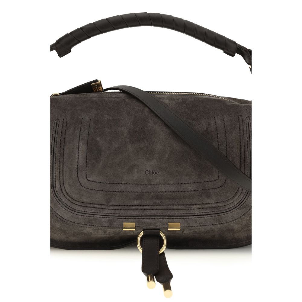 Chloé Braune Kalbsleder Bos Taurus Schultertasche