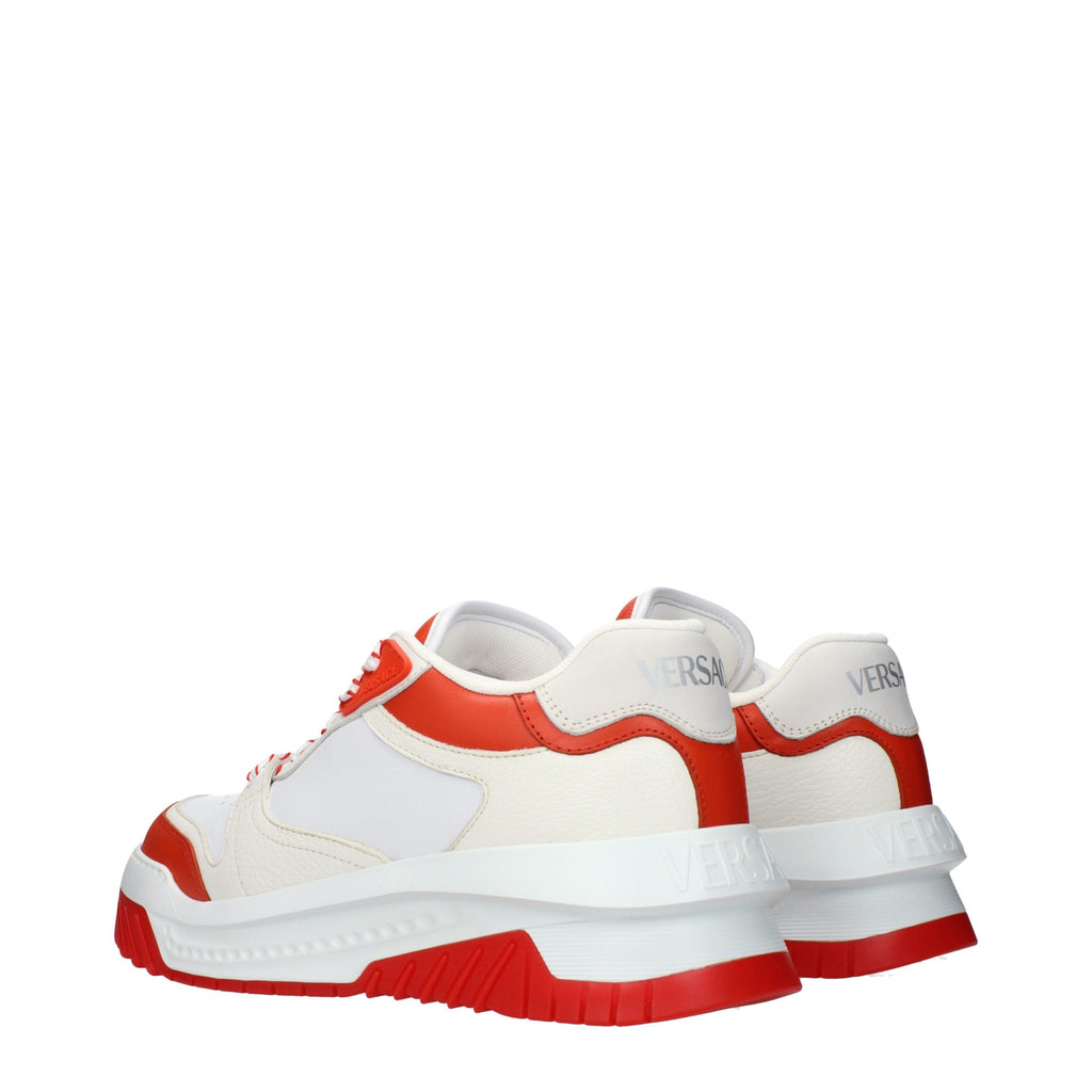 Versace Weiße Leder-Athletic-Sneaker