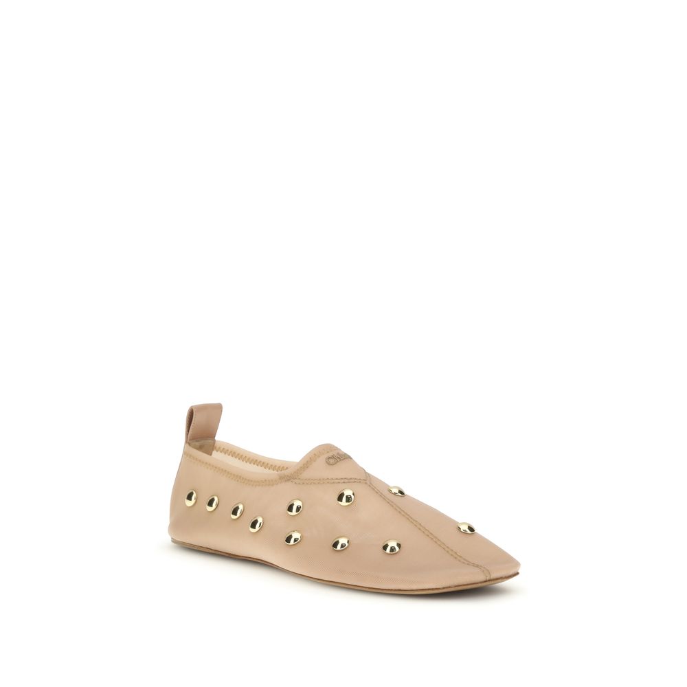 Chloé Mehrfarbige Ballerinas aus Polyamid