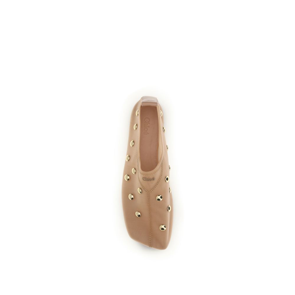 Chloé Mehrfarbige Ballerinas aus Polyamid