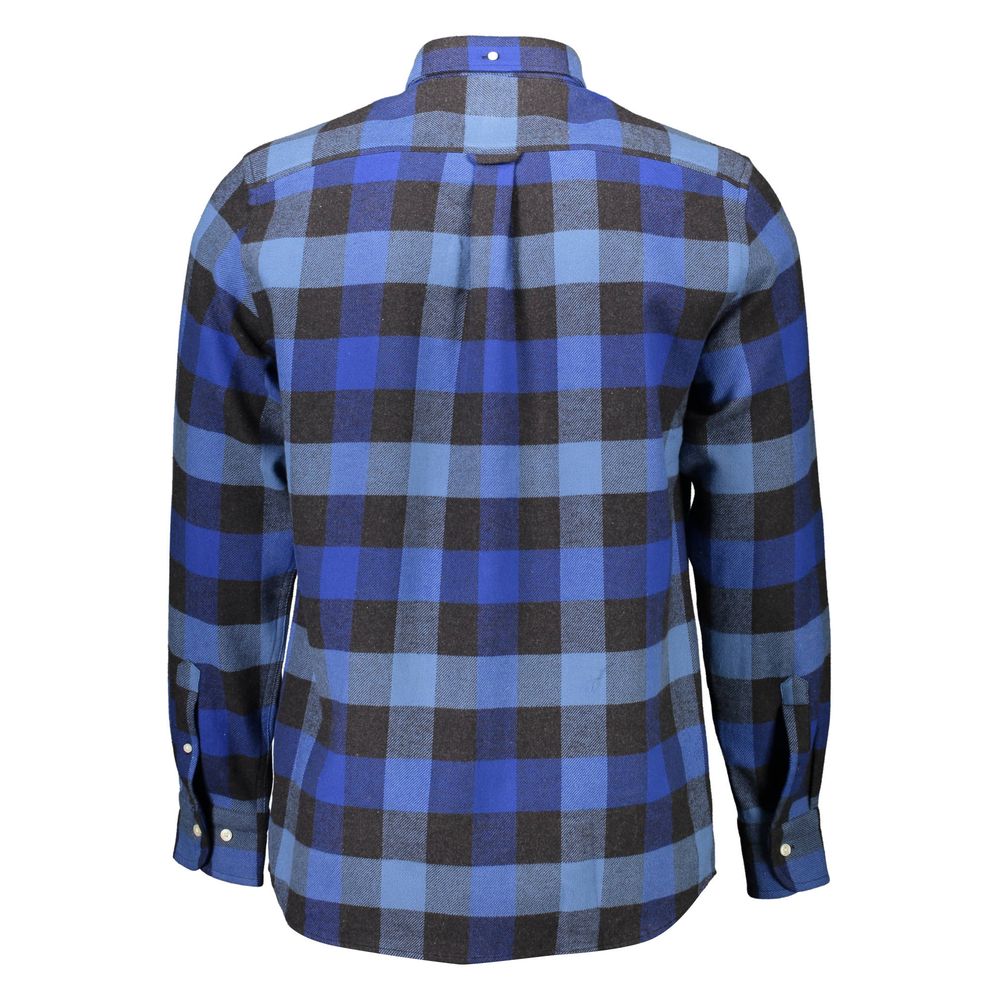 Gant Herrenhemd aus blauer Baumwolle