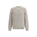Off-White Beige Baumwoll-Sweatshirt