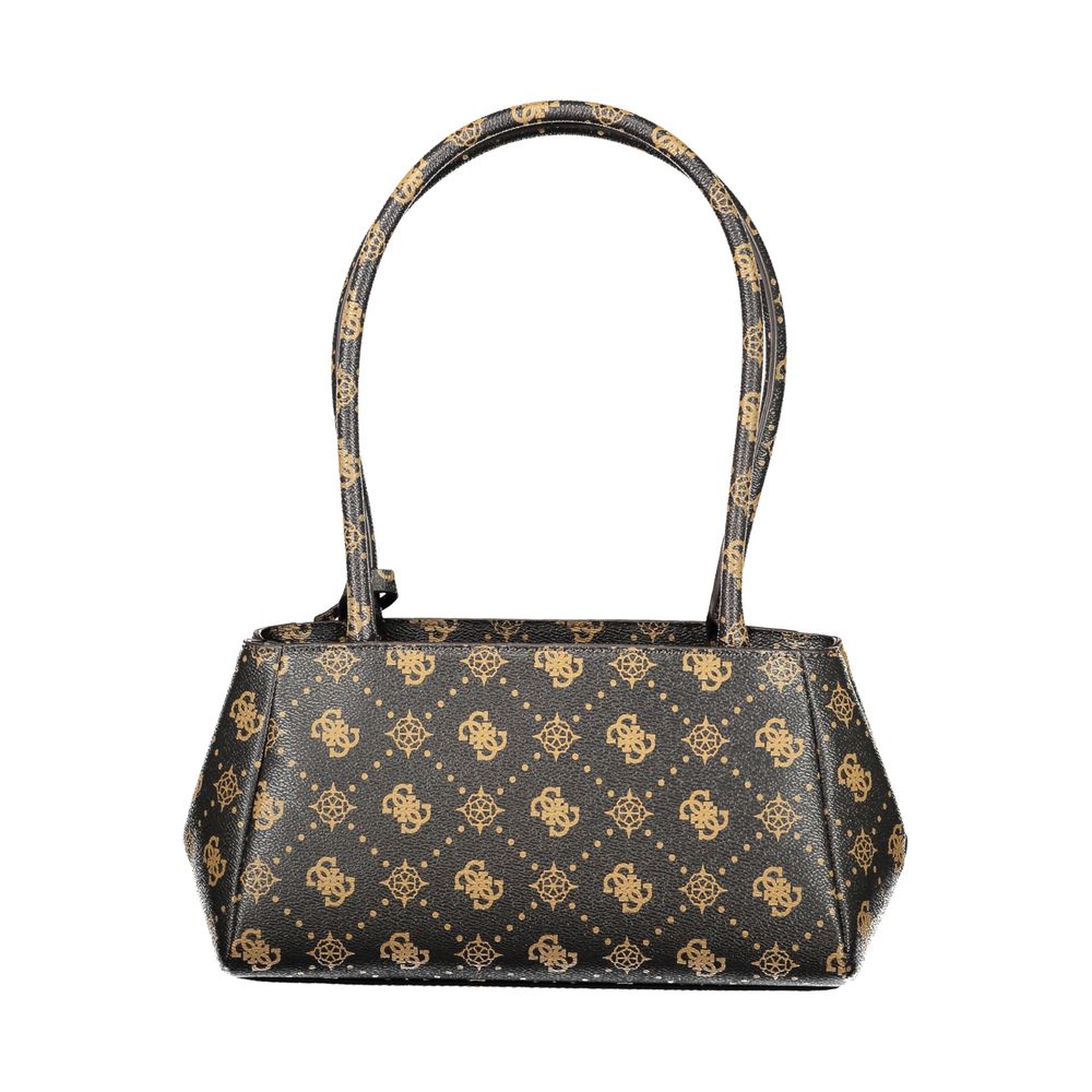 Guess Jeans Braune Handtasche aus Polyethylen