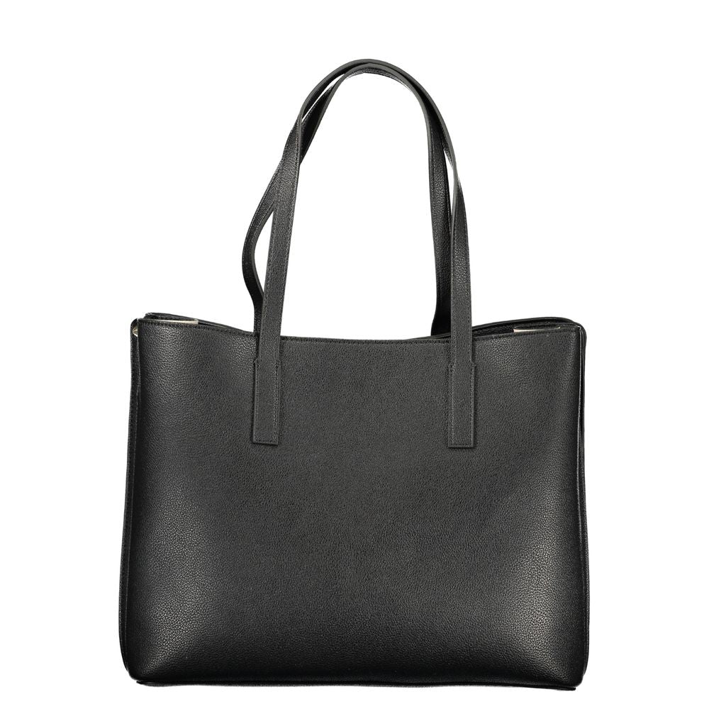 Guess Jeans Schwarze Damen-Handtasche aus Polyurethan