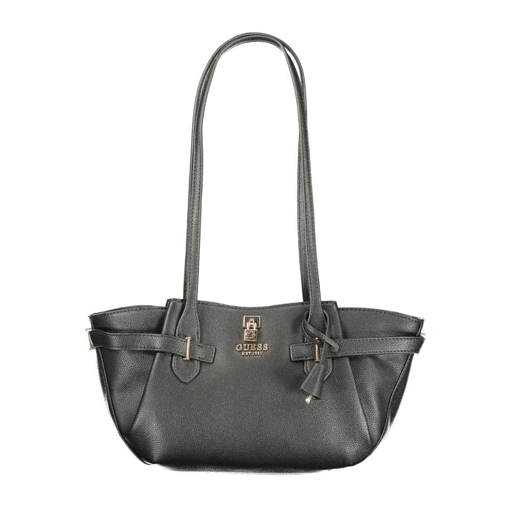 Guess Jeans Nero Handtasche aus Polyurethan für Damen