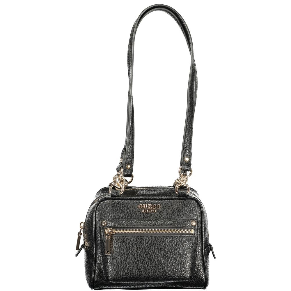 Guess Jeans Nero Handtasche aus Polyurethan für Damen