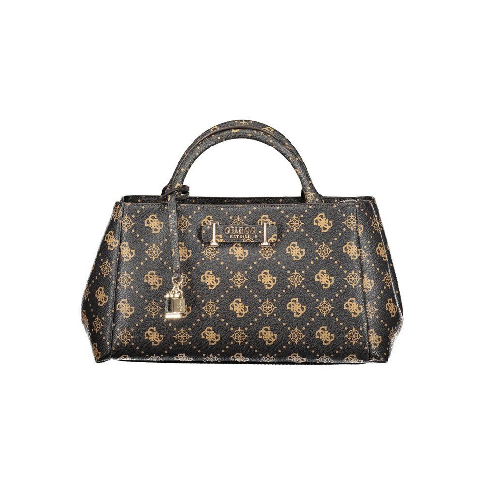 Guess Jeans Braune Handtasche aus Polyethylen