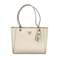 Guess Jeans Damenhandtasche aus beigem Polyurethan