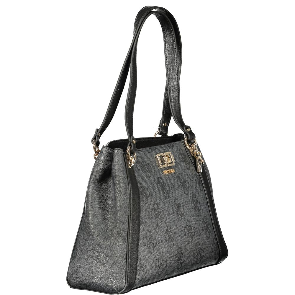 Guess Jeans Handtasche aus Nero-Polyurethan für Damen