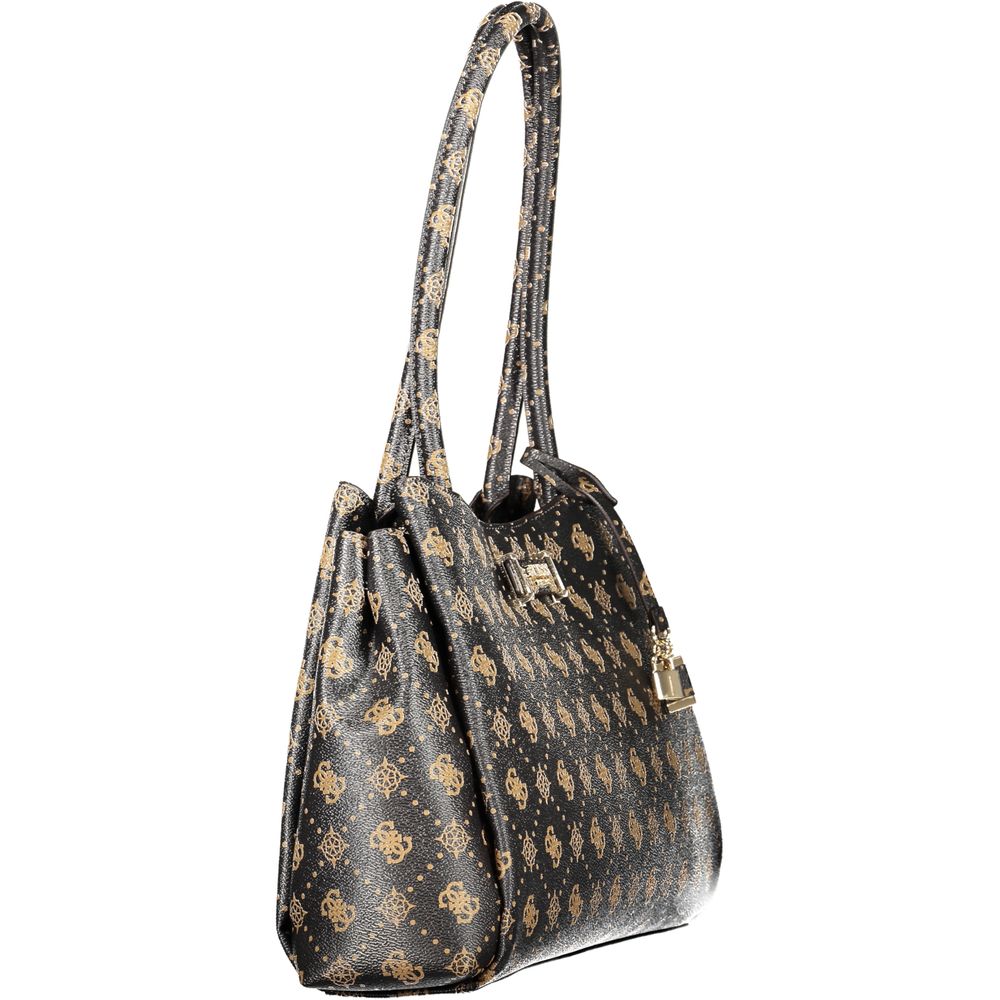 Guess Jeans Braune Handtasche aus Polyethylen