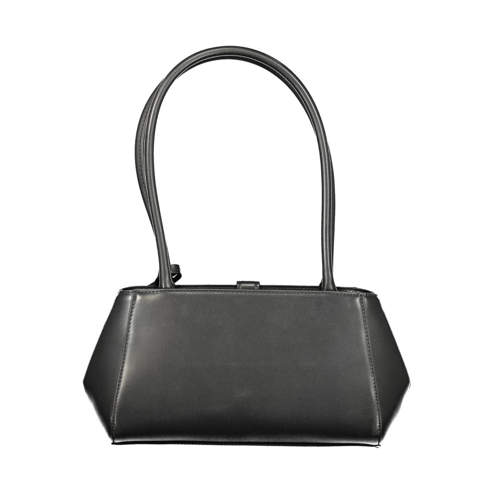 Guess Jeans Nero Poliuretano Donna Schultertasche
