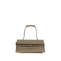 Moschino Beige Kalbsleder Bos Taurus Schultertasche