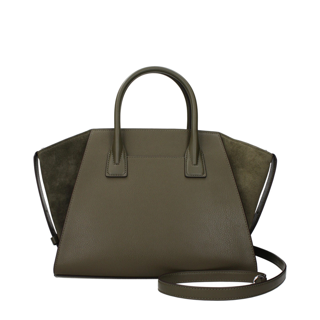 Michael Kors Grüne Lederhandtasche