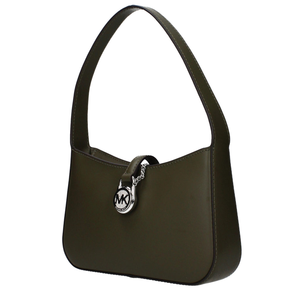 Michael Kors Grüne Lederhandtasche