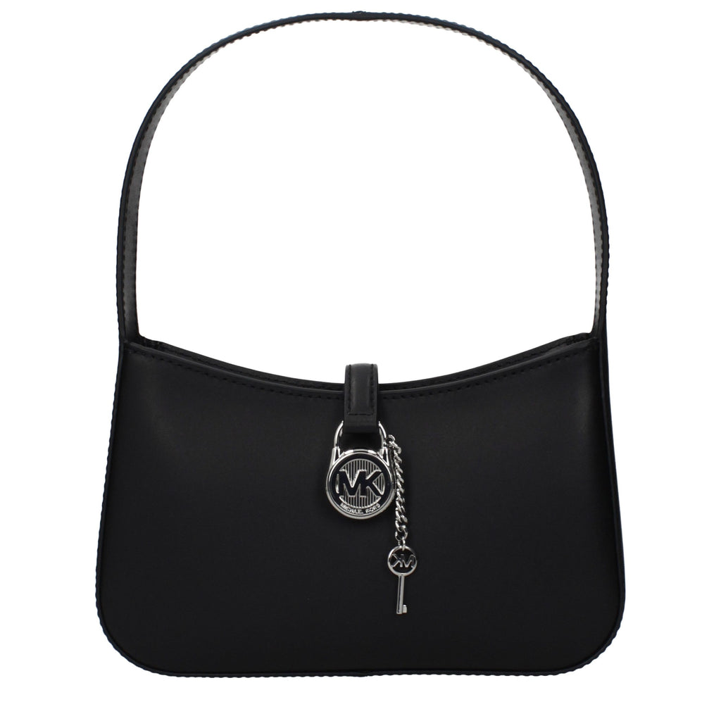 Michael Kors Schwarze Lederhandtasche