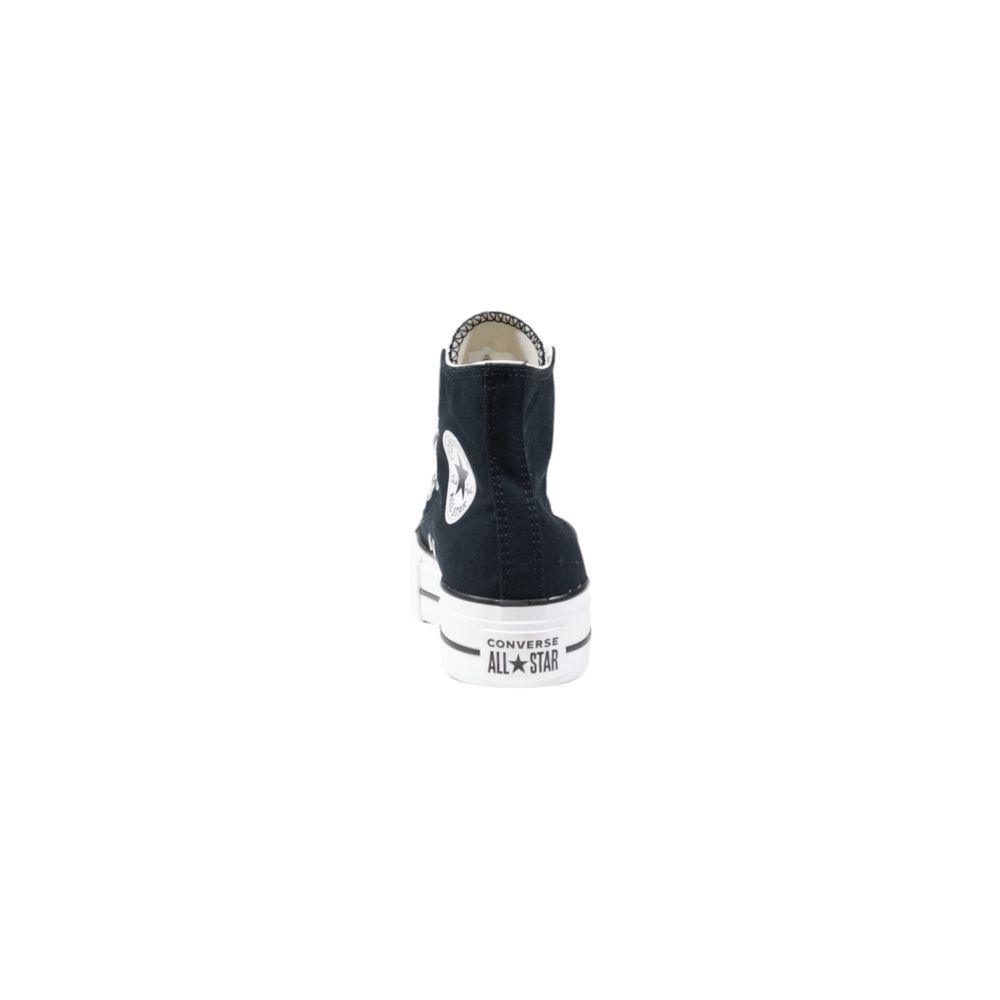 Converse Schwarze High-Top-Sneaker aus Polyester