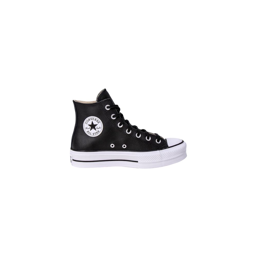 Converse Schwarze Plateau-Sneaker aus Polyethylen