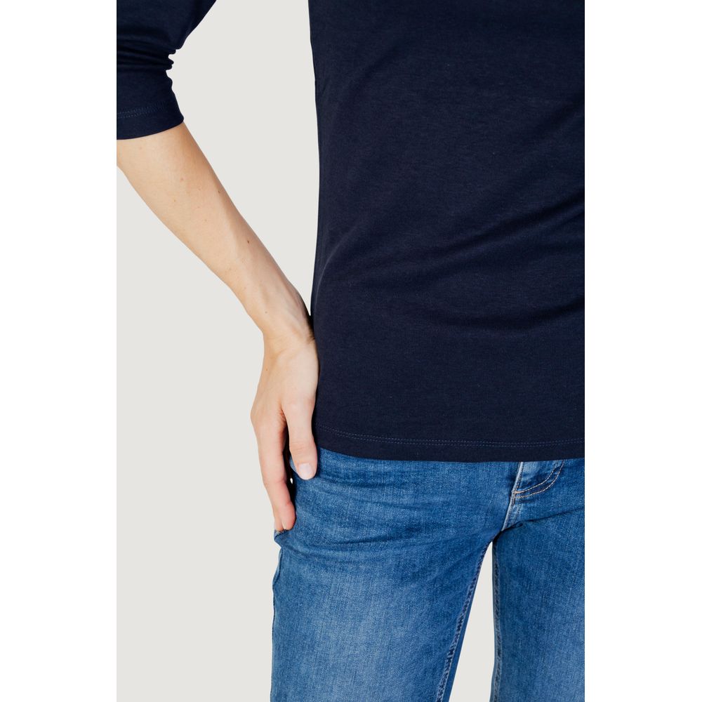 Street One Blaues Baumwoll-Langarmshirt