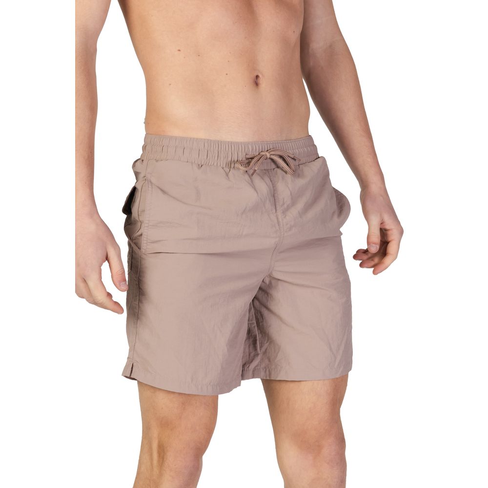 Lyle & Scott Beige Nylon Badeshorts