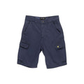 Lyle & Scott Blaue Baumwoll-Bermudashorts